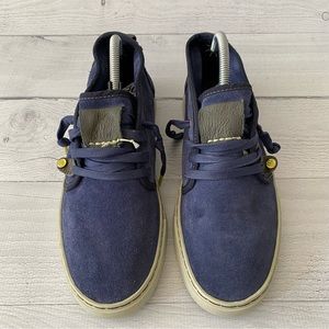 SATORISAN Blue Suede Sneakers